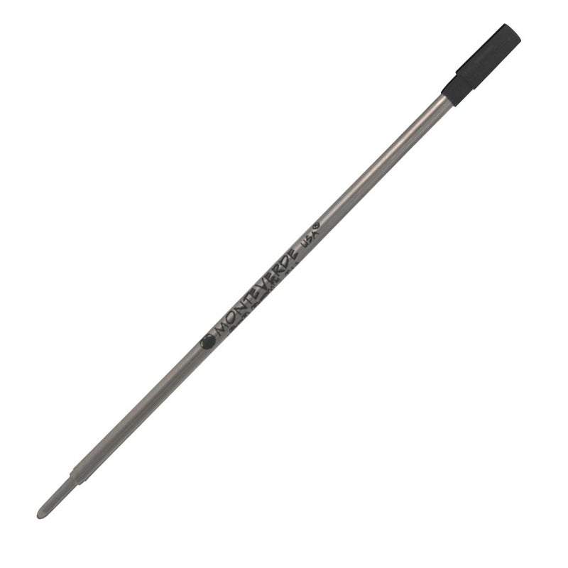 Monteverde USA Soft Ballpoint Refills to Fit S.T. Dupont Ballpoint Pens, Medium Point, Black, 50-Pack, Reliable Ink for Professional Use